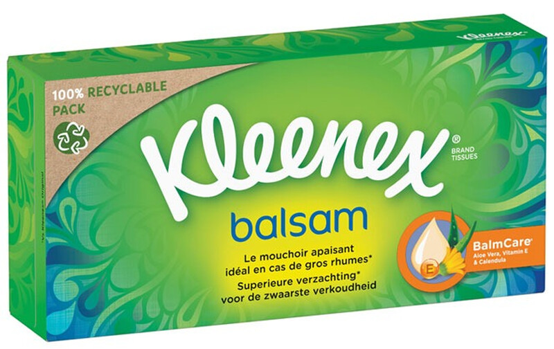 Kleenex Mouchoirs Balsam 64 feuilles