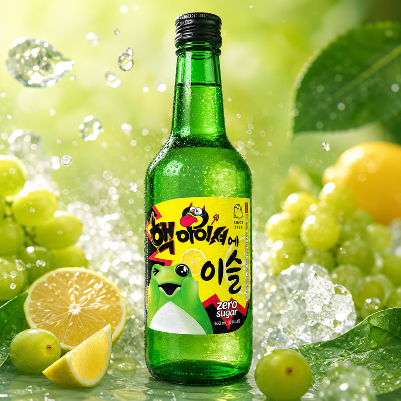 Jinro Isul Sour (Aisyo-smaak) soju 360 ml