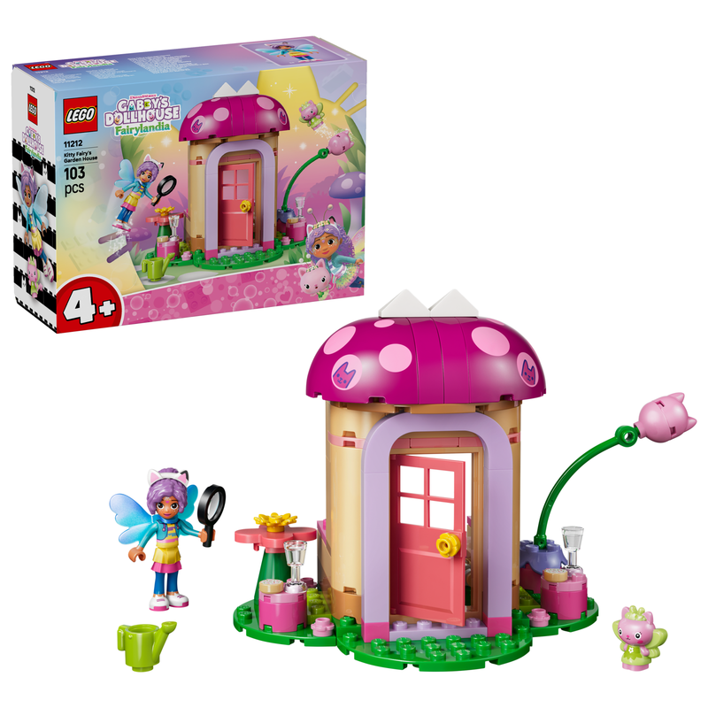 LEGO Gabby's Dollhouse 11212 Kitty Fairy's Gartenhaus