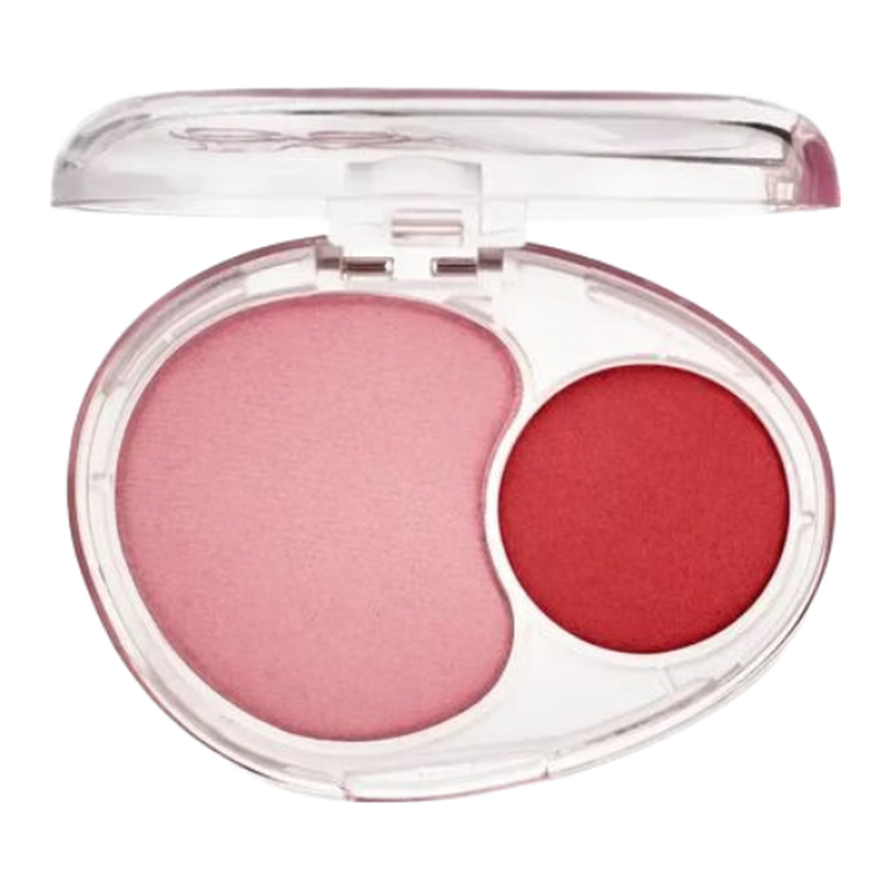 fwee mildes Duo-Rouge Rot 01 Folge mir, zweifarbig mit Gelee-Textur, 12 Farben, 7,2 g