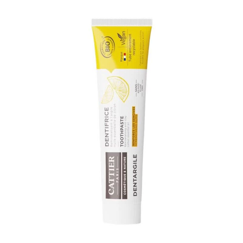 Cattier Dentargile Dentifrice Citron 75 ml - Image 3