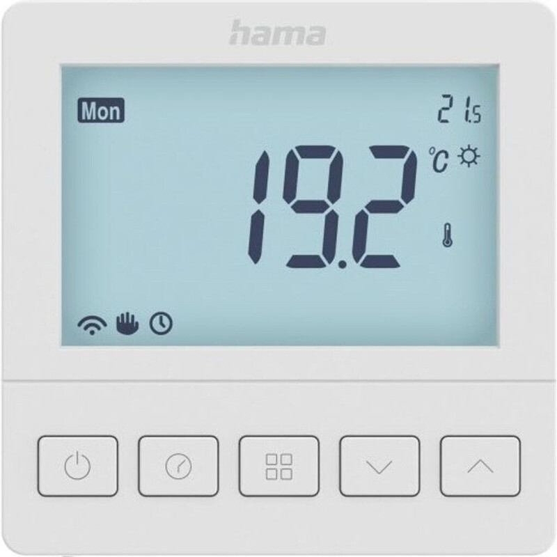 Hama Smartes Fußbodenheizungs-Thermostat Unterputz: Steuerung per App & Sprachassistent für intelligentes Zuhause
