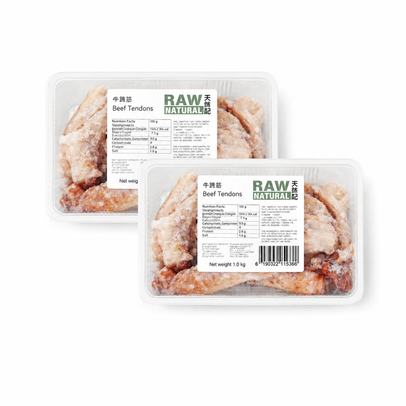 Rauwe natuurlijke runderpees – 2 x 1 kg