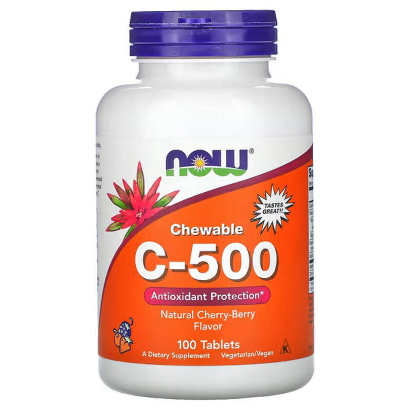 Vitamin C Immune Chewable 500 mg Cherry - 100 Tablets