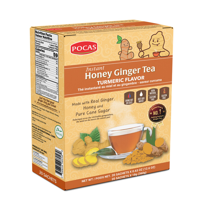 Honey Turmeric Tea, 20 Sachets x 18 g