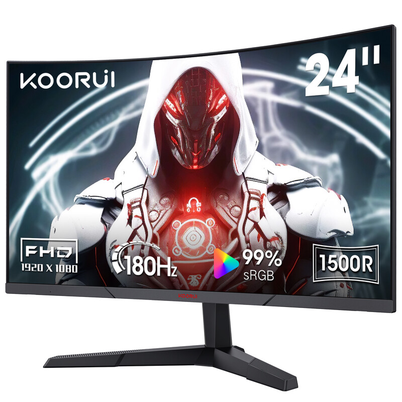 KOORUI Gaming Monitor 34 Pouces incurvé 165Hz 1ms WQHD FreeSync Compatible avec G Sync HDMI 2.0 Display Port HDR 400 réglable en Hauteur VESA Mountable Eye Care - vue 2