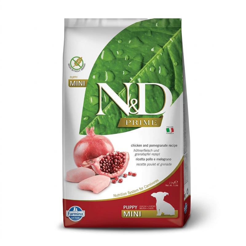 Farmina N&D Prime Hondenvoer voor Welpen Kleine Rassen Kip 2,5 kg