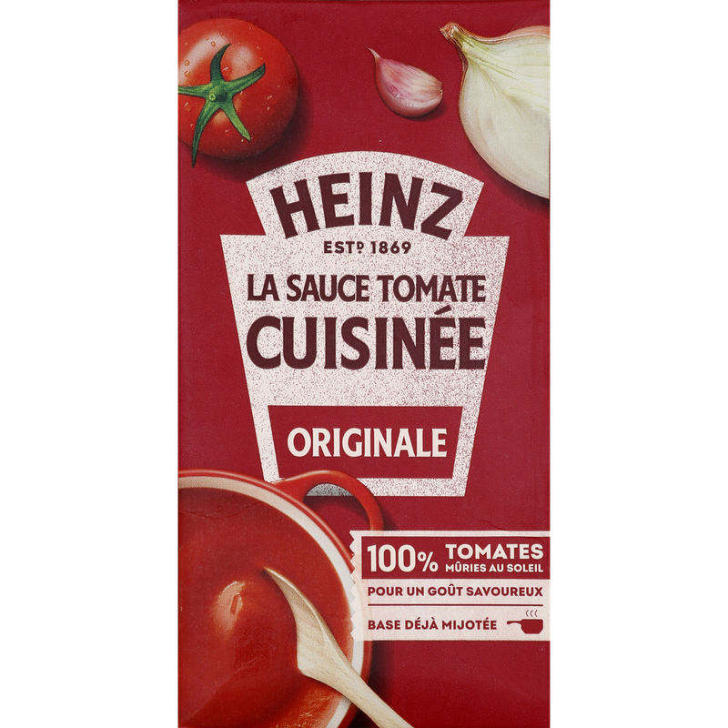 Sauce Tomate Cuisinée Ail Et Oignon Originale Heinz La Brique De