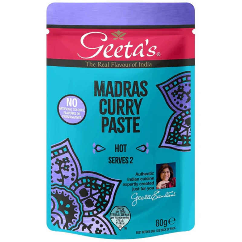 Geetas Madras Curry Paste 80G