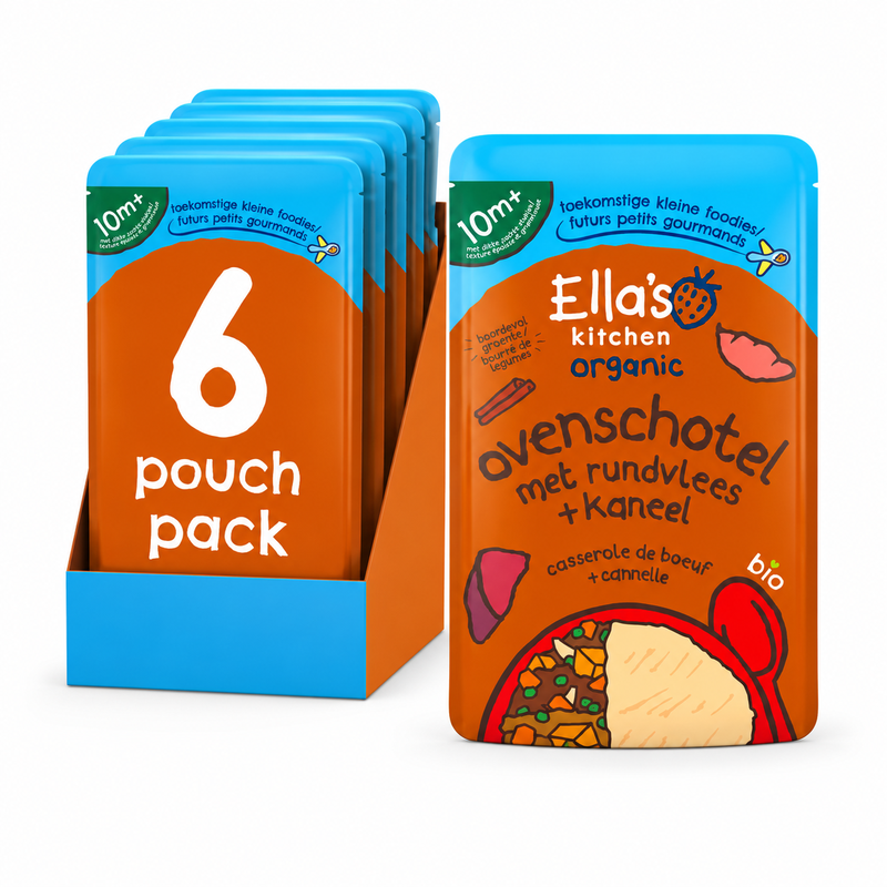 Ella's Kitchen BIO Ovenschotel Rundvlees Kaneel 190 g x 6