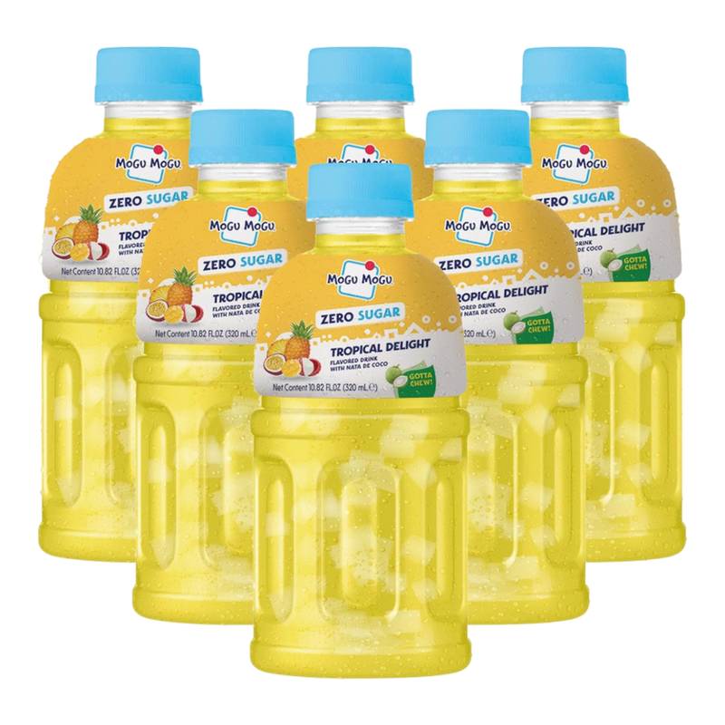 Mogu Mogu Zero Tropical Delight 320ml x 6