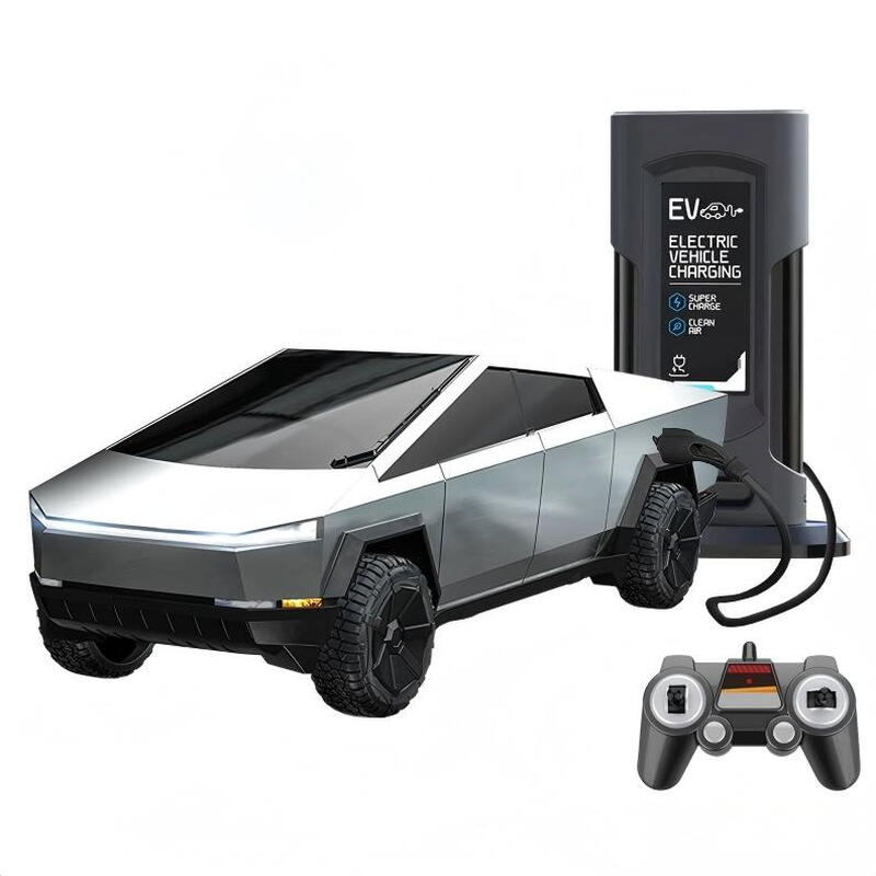 DOUBLE E RC Pickup: 2,4GHz ferngesteuertes Auto für Kinder mit realistischer Ladestation, LED-Licht & störungsfreiem Offroad-Spaß ab 3 …