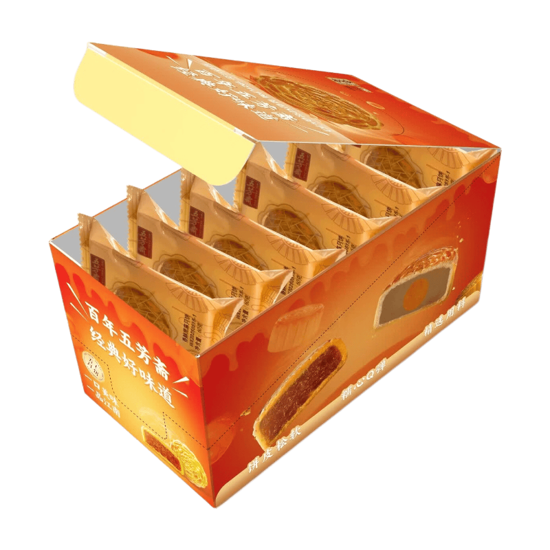 【Midherfstfestival】 Wu Fang Zhai Suzhou-stijl Vijfnoten Maancakes 360 g (Inclusief 6 Stuks)