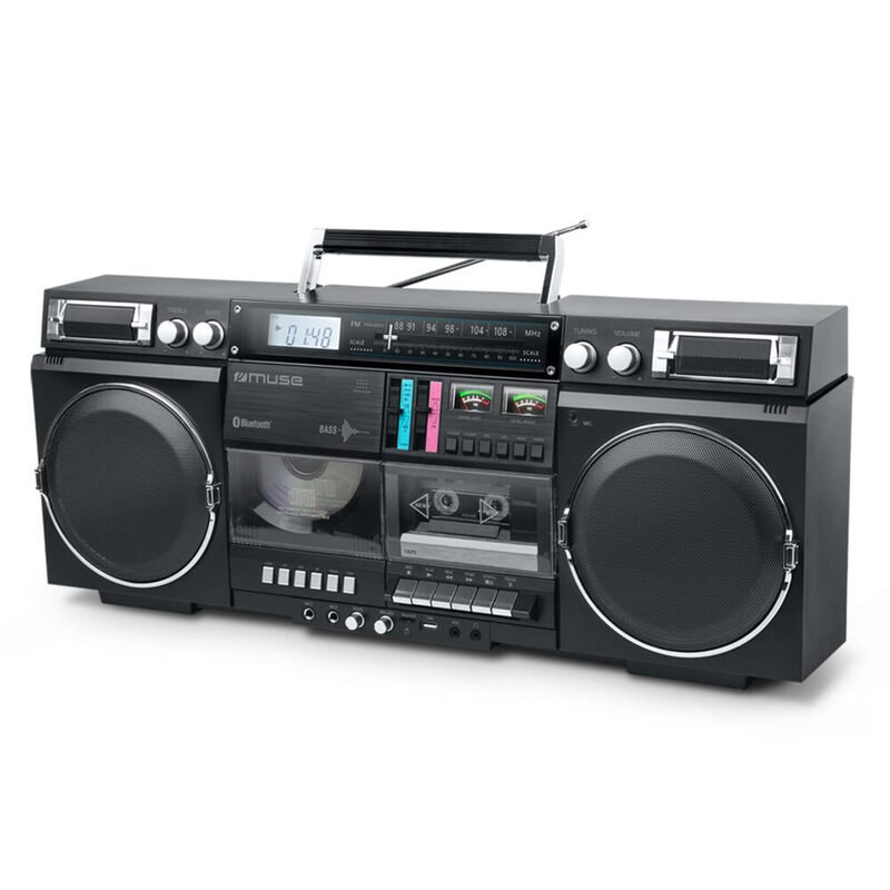 Radio Laser MUSE M380GB – Lecteur CD, K7, Bluetooth, 80W - vue 7