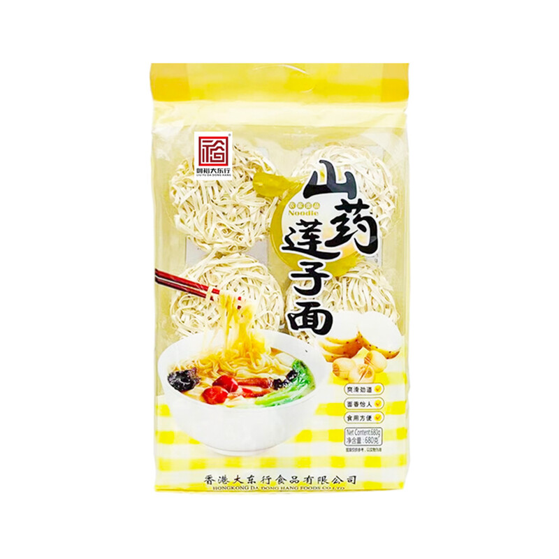 Liu Yu Da Dong Hang nicht frittierte Nudeln mit Yamswurzel und Lotussamen 680 g