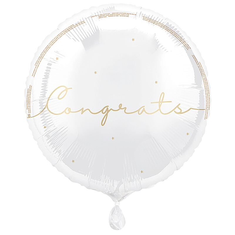Unique Congrats Foil Balloon, 45cm