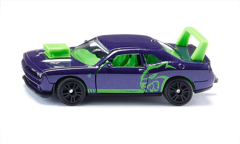 Siku Dodge Challenger SRT Hellcat speelgoedauto - Plum Blue, 98 cm. 1572