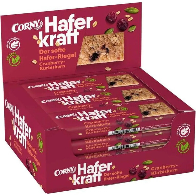 Corny Haferkraft Cranberry Großpackung 12 x 50 g