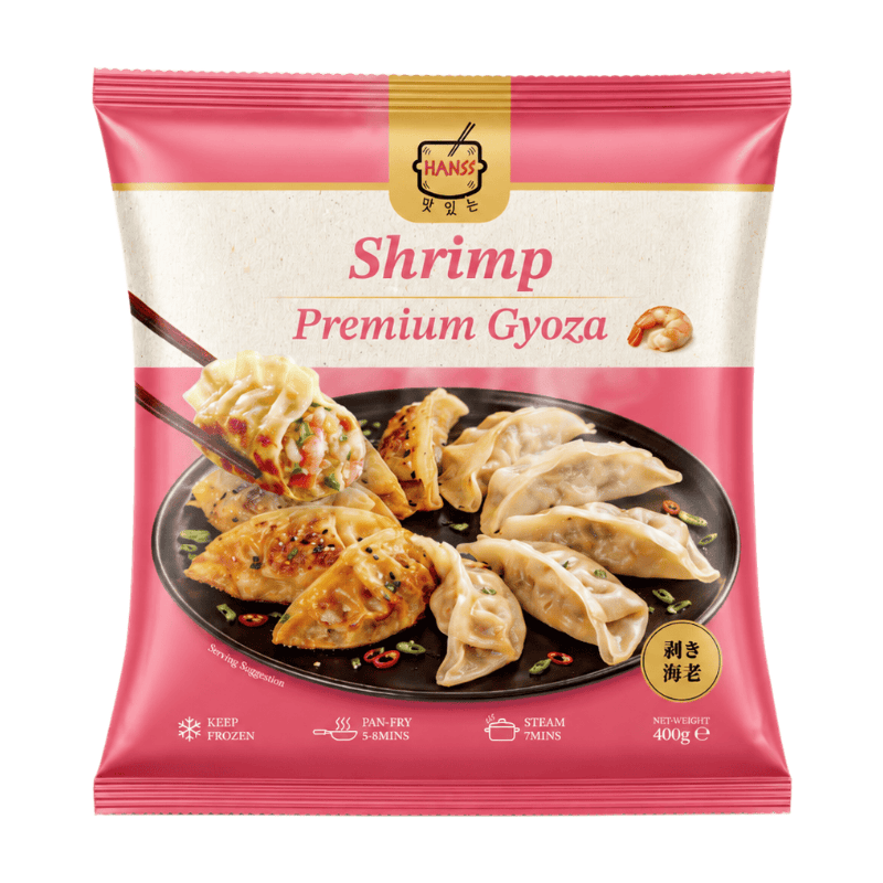 HANSS Premium Gyoza mit Garnelen 400g
