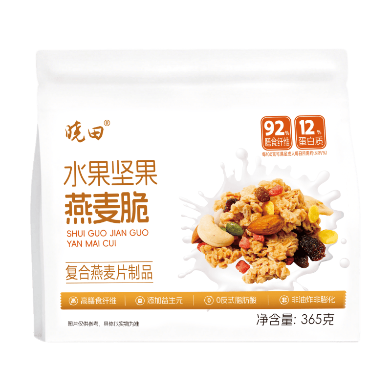 Xiao Tian Frucht- und Nuss-Haferflocken-Knusper 365 g