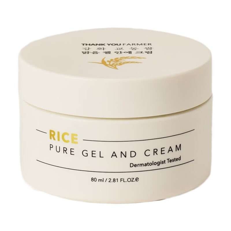 Rice Pure Gel and Cream 80ml