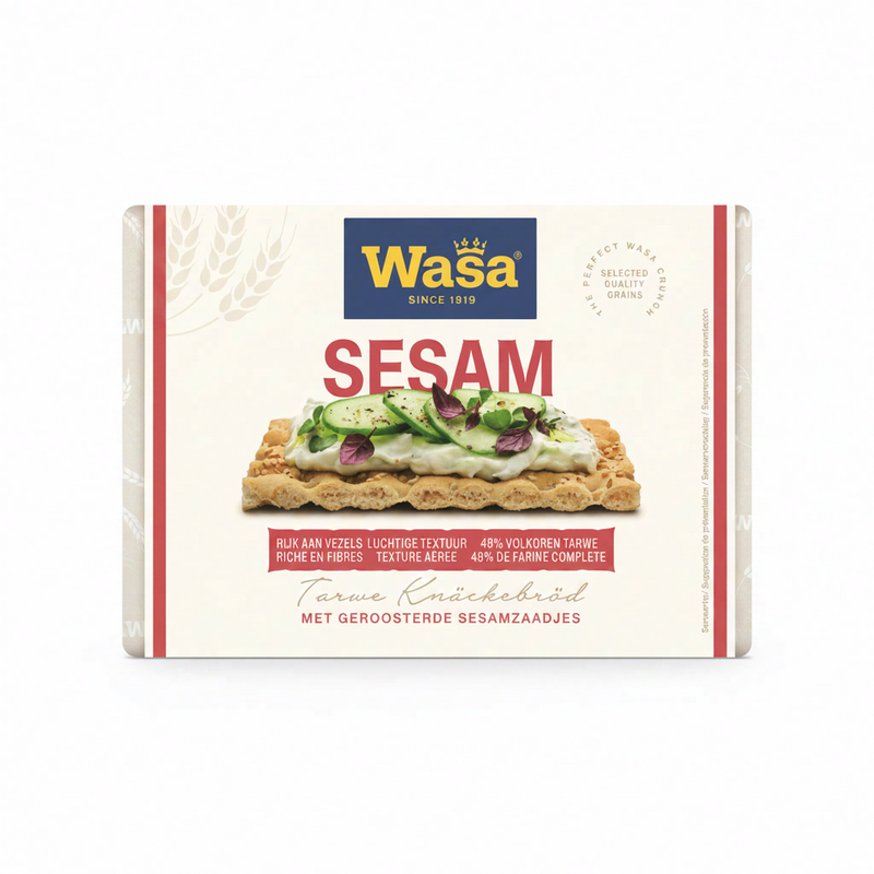 Wasa Ontbijtkoekjes, Sesam - 250 g