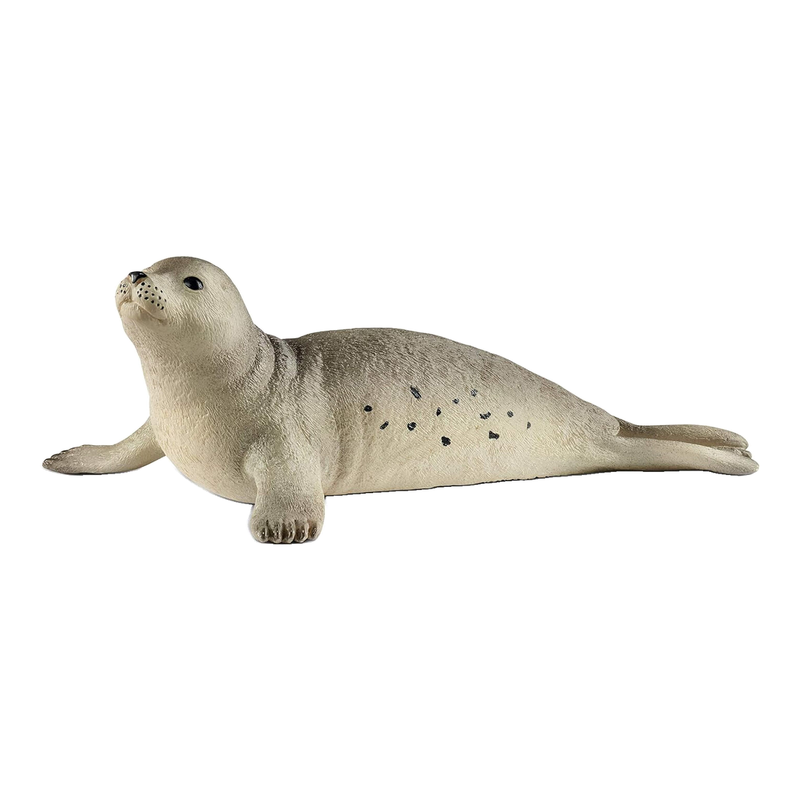 Schleich WILD LIFE zeehond speelfiguur - grijs, 6,5 x 11,2 x 4,2 cm