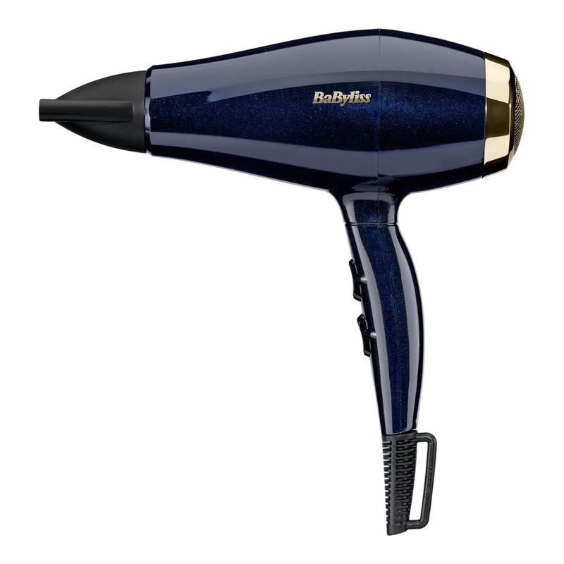 Babyliss Black Onyx haardroger - 2200 W vermogen - Opvouwbaar ontwerp - Inclusief diffuser en concentrator accessoires