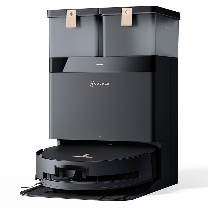 ECOVACS DEEBOT X8 PRO Omni robotstofzuiger met dweilfunctie, OZMO-roller met continu dweilen & zelfreiniging, 18.000 Pa, 12-in-1-station, 40–75 °C heetwater-mopreiniging, YIKO-GPT