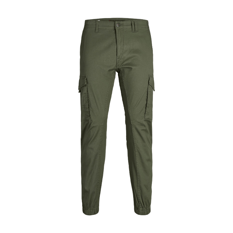 JACK&JONES PANTS STUDIO JPSTPAUL FLAKE CARGO OLIVE NIGHT NOOS Regular Fit