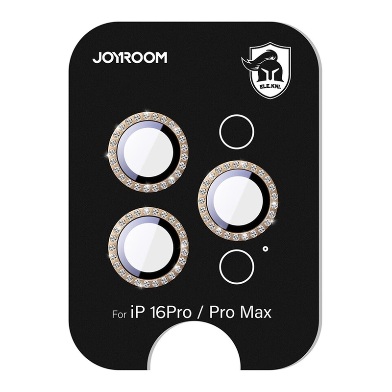 Joyroom JR-MSJ0310 Glas-Displayschutz für iPhone 16 Pro/16 Pro Max Objektive - Braun