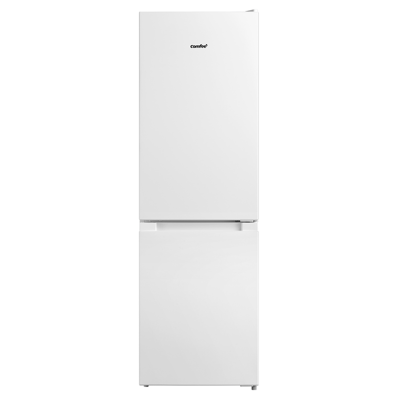 Comfee' RCB169WH2(E) 174 L 70/30 Vrijstaande koelvriescombinatie, 150 cm hoogte, Low Frost, 4-sterren vriezer, Stil 39 dB, Instelbare thermostaat, LED-verlichting, Omkeerbare deur, Wit [Energieklasse E]