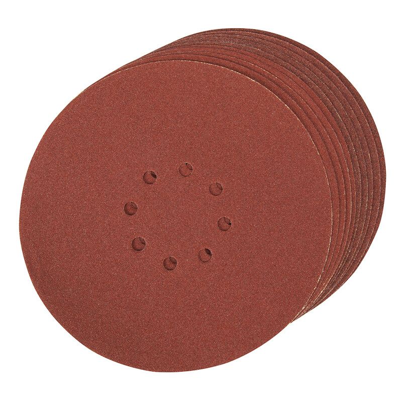 Hook & Loop Discs Punched 225mm 10pk