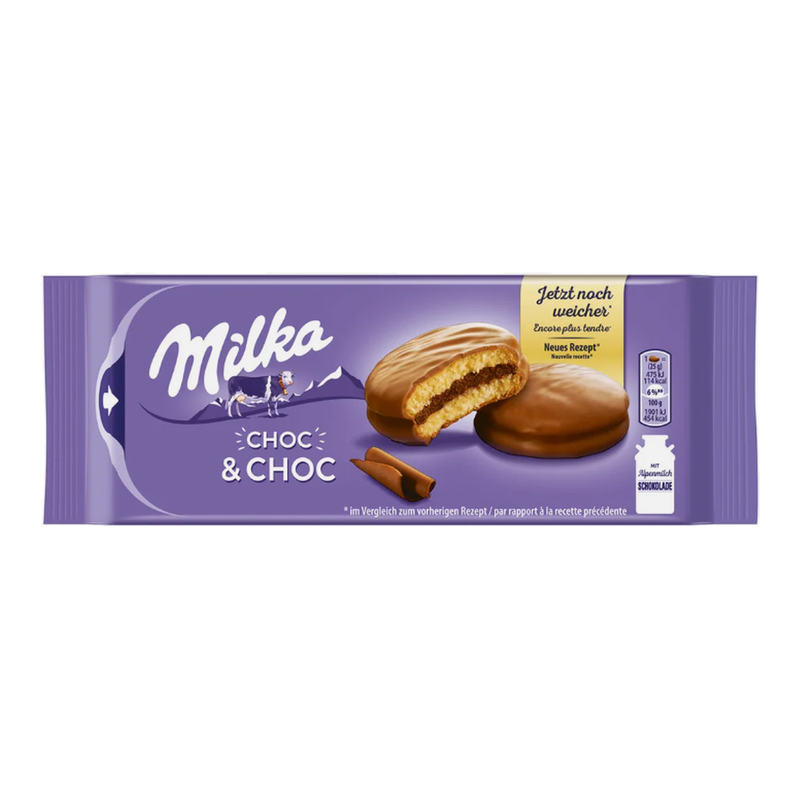 Milka Choc Cookies Kekse mit Alpenmilch Schokolade 175 g