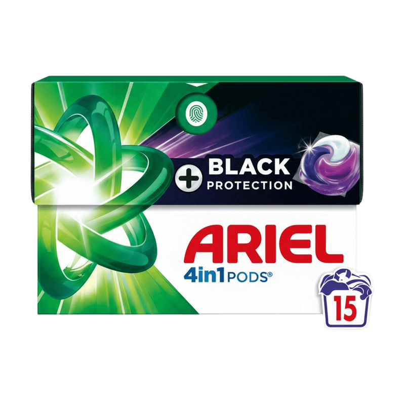 Ariel All-in-1 Wasmiddel Zwart 15 stuks