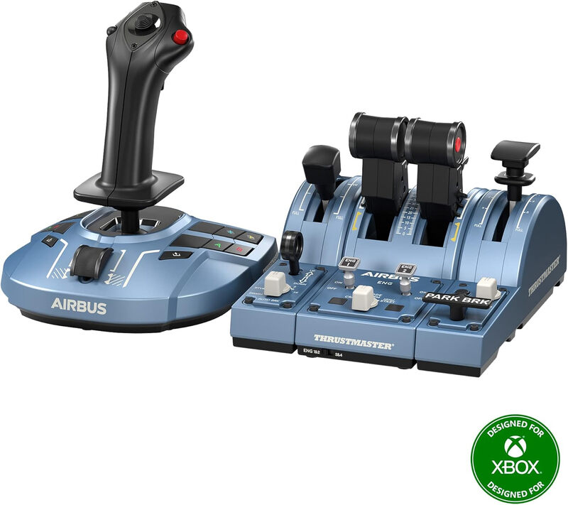 Thrustmaster TCA Captain Pack X Airbus Edition Flight Controls - Xbox Series X/S, PC