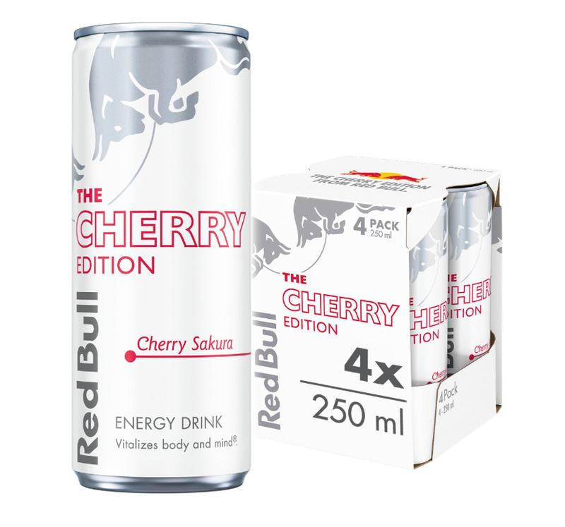 Red Bull Spring Edition Cherry Sakura Energy Drink 4x250ml