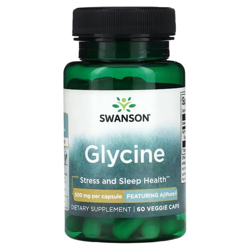 Glycine Sleep Calm 500 mg - 60 Vegan Capsules