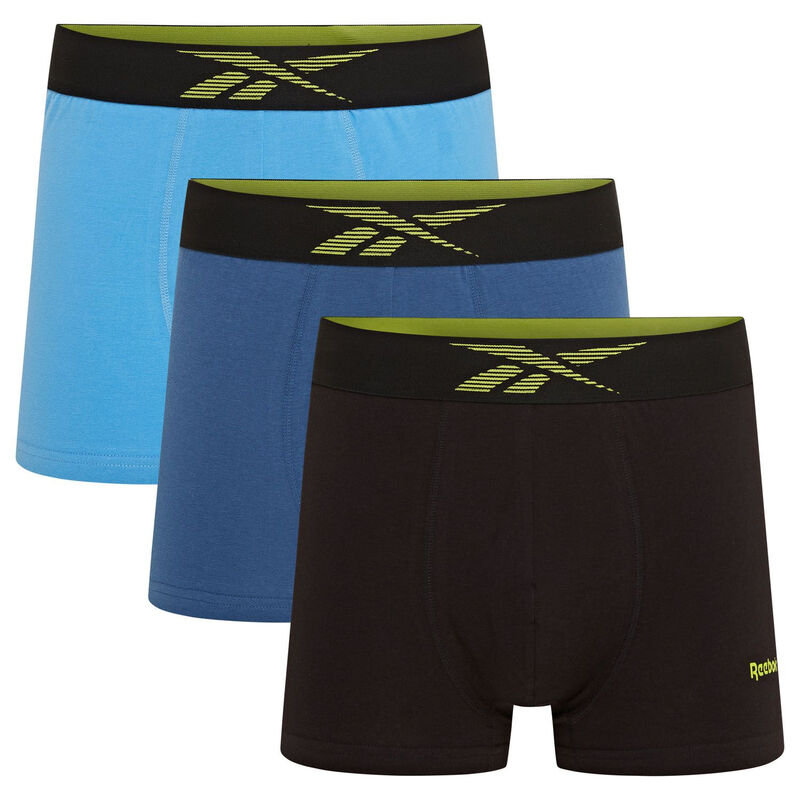 Reebok RBK boxershorts DASH-BLACK/BATIK BLUE/ESSENTIAL BLUE-S