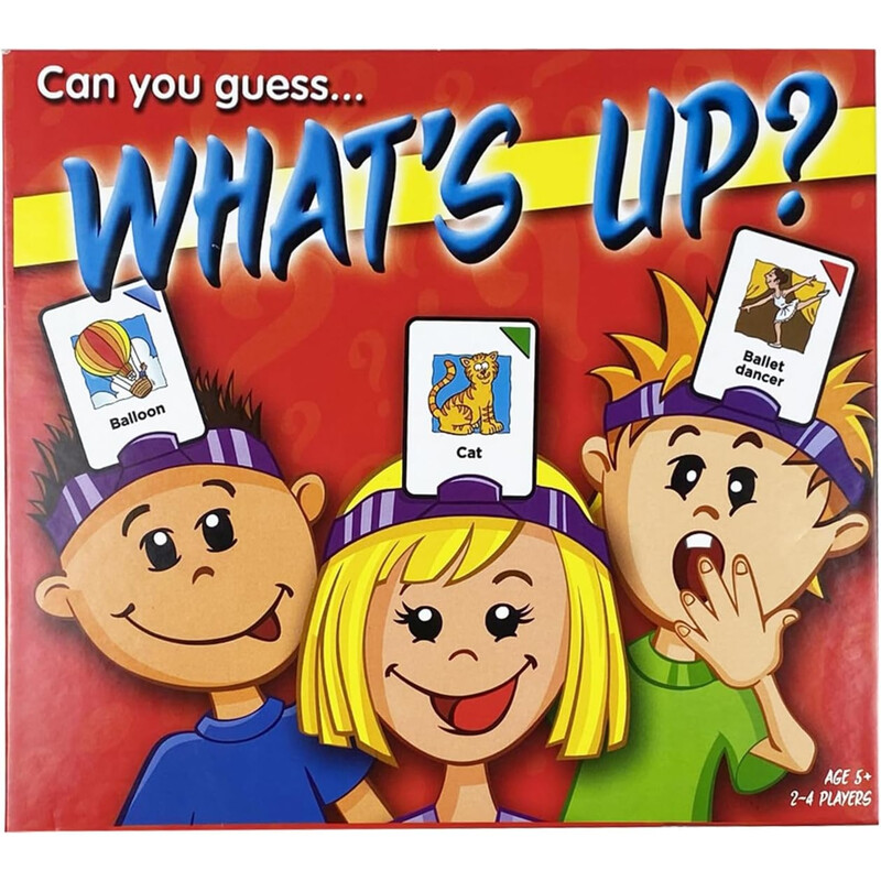 What's Up? Kids Family Board Game for Ages 8 and Up Party Fun, Laugh-Out-Loud Guessing Game for Groups