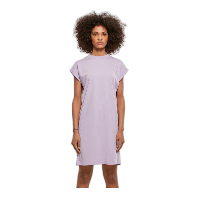 Urban Classics Damen-Dress Turtle mit verlängerten Schultern, Flieder, XS