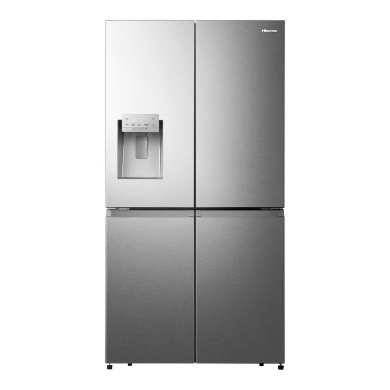 Hisense Pureflat Infinite Wifi Connected Non-Plumbed Total No Frost American Fridge Freezer - Stainless Steel - E Rated - Rq760n4sase