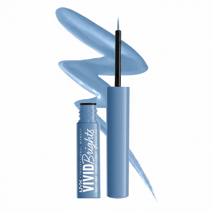 NYX PROFESSIONAL MAKEUP Vivid Brights vloeibare eyeliner Cobalt Crush 05