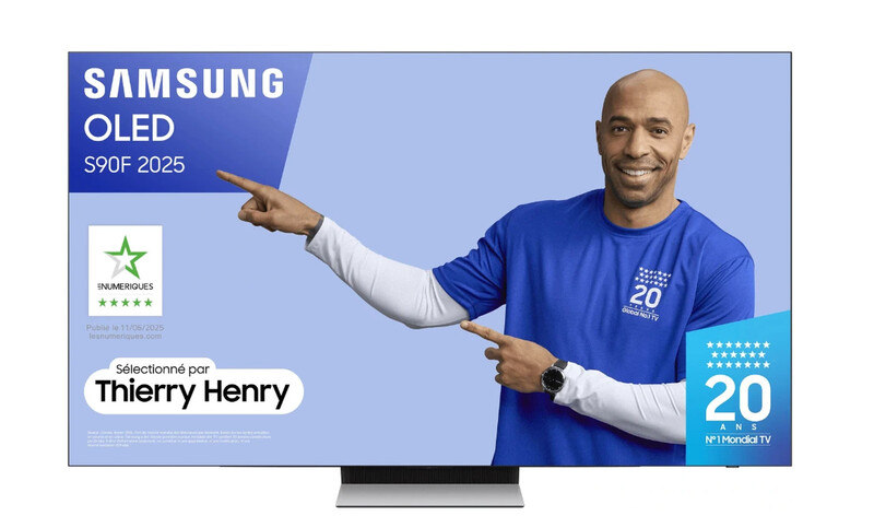TV SAMSUNG QE 83S90F 4K Ultra HD OLED TIZEN 83 SMART TV - vue 3