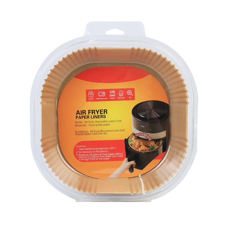 Air Fryer Parchment Paper Liners, Non-Stick Precut Squares for Easy Cleanup, Disposab