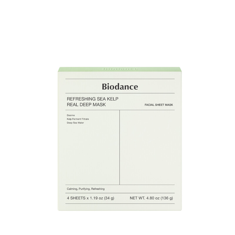 Refreshing Sea Kelp Real Deep Mask x 4 each