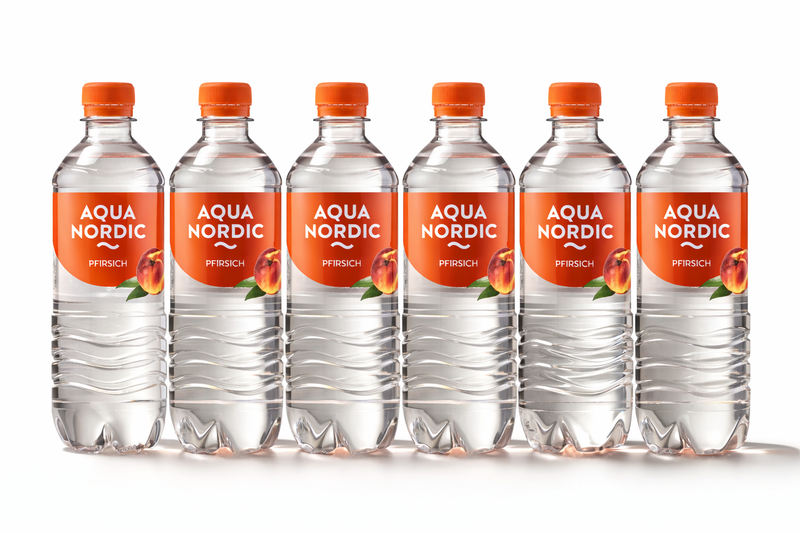 Aqua Nordic Pfirsich 6x0,5L