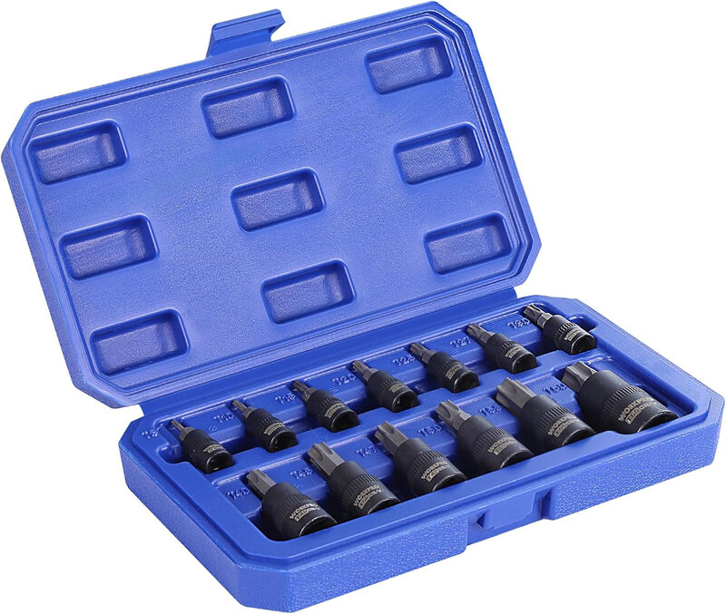 WORKPRO 13-delige korte perscylinder-set (nieuwe kunststof doos)