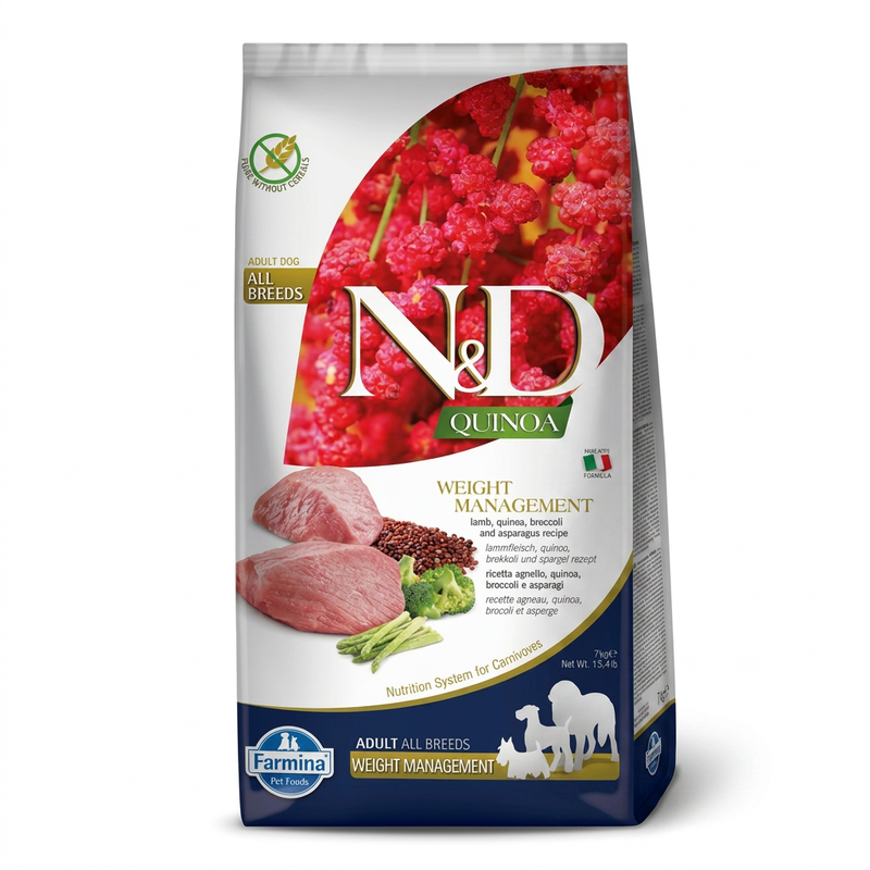Farmina N&D Quinoa gewichtsbeheersing volwassen medi/maxi 7 kg