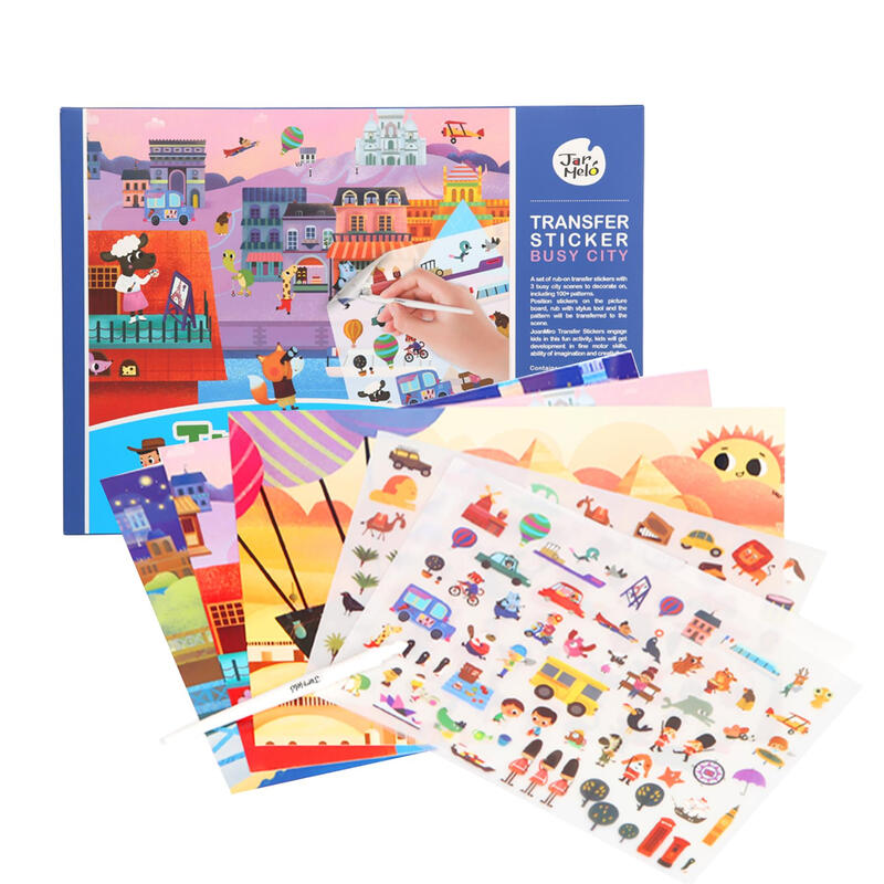 Transfer Sticker Scenes Set - Busy City